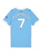 Billige Manchester City Omar Marmoush #7 Hjemmedrakt Dame 2025-26 Kortermet